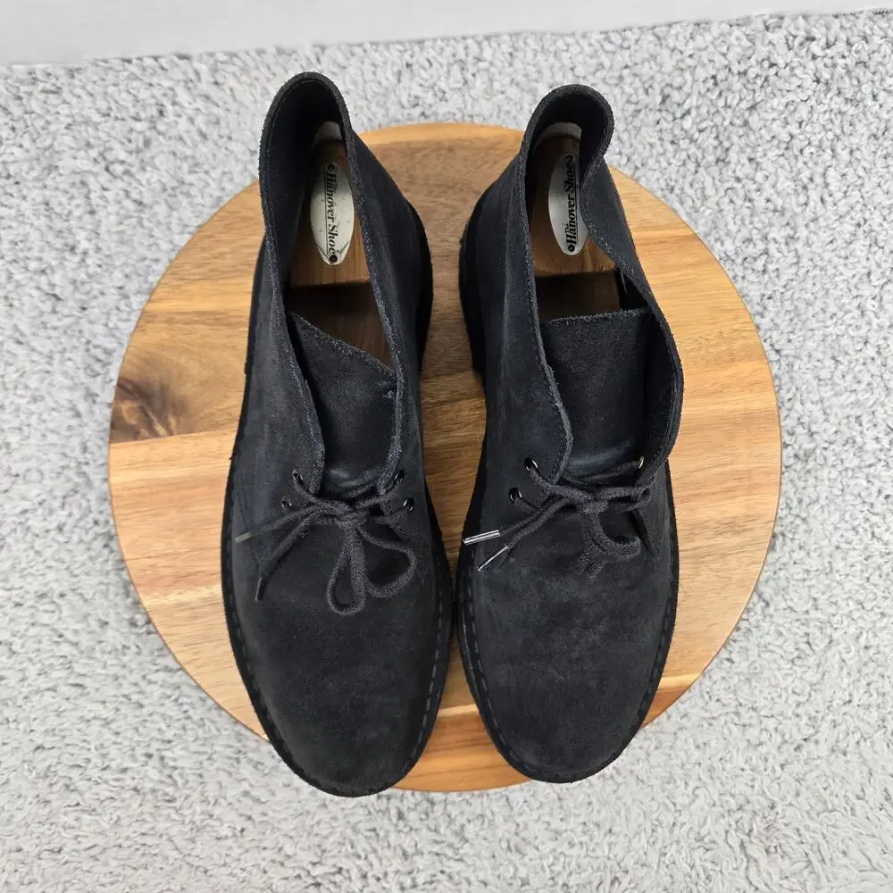 Clarks Mens 9M Original Desert Black Suede Crepe Sole Casual Daily Chukka Boot